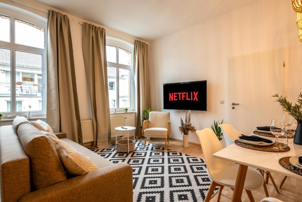 Maremar - Ideal Fuer Familien - Boxspringbett - Zentral - Vollausgestattete Kueche - Waschtrockner - Spielecke Gera Bagian luar foto